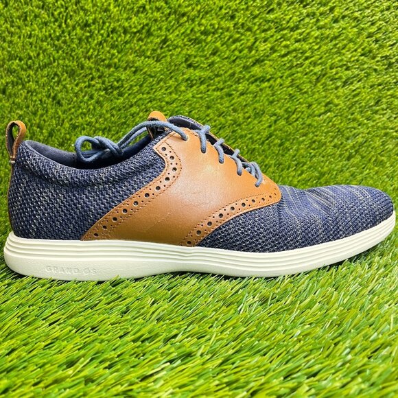 Cole Haan Grand Tour Mens Size 9 Blue Brown White Casual Classic Oxford Shoes main image 10